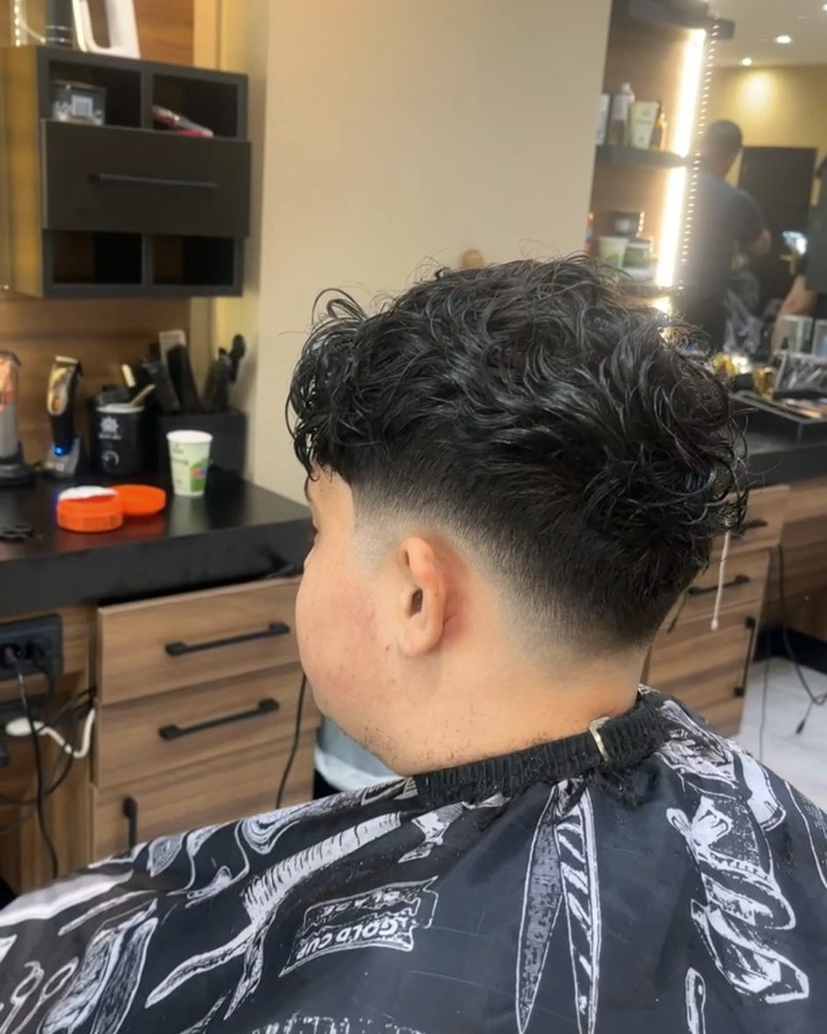 Clean fade en baarddetail bij RochBarber