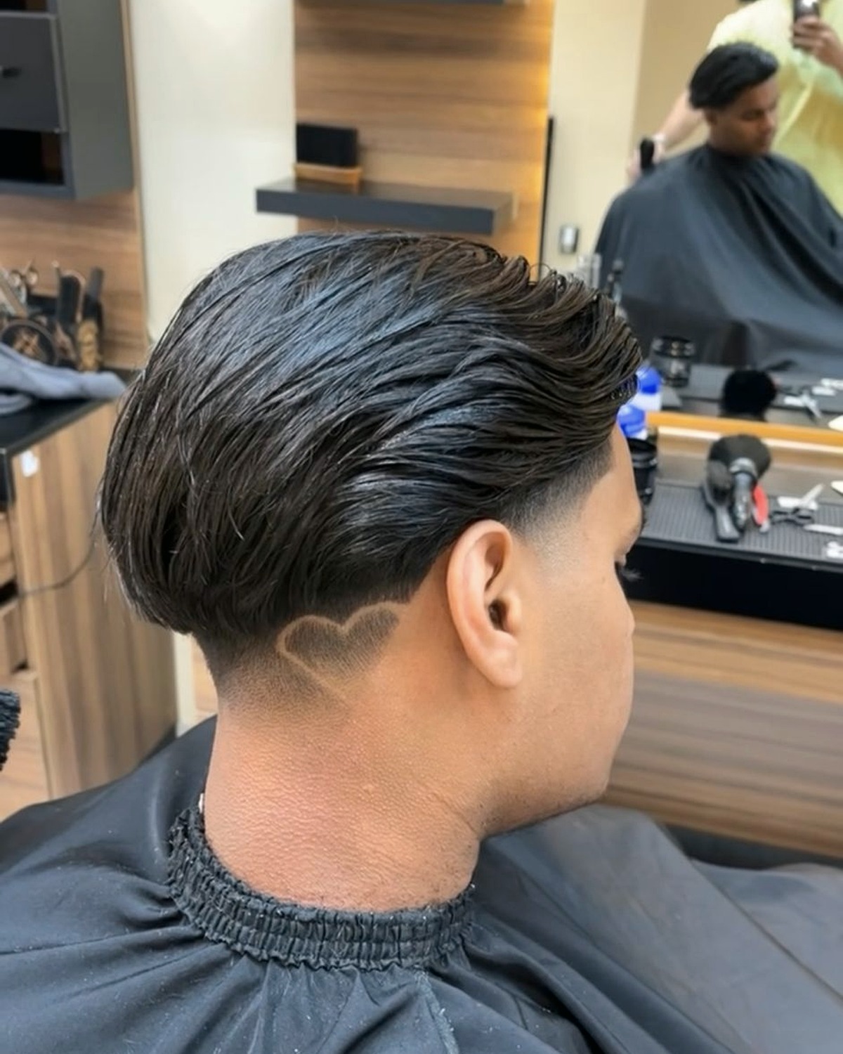 Classic styled haircut bij RochBarber